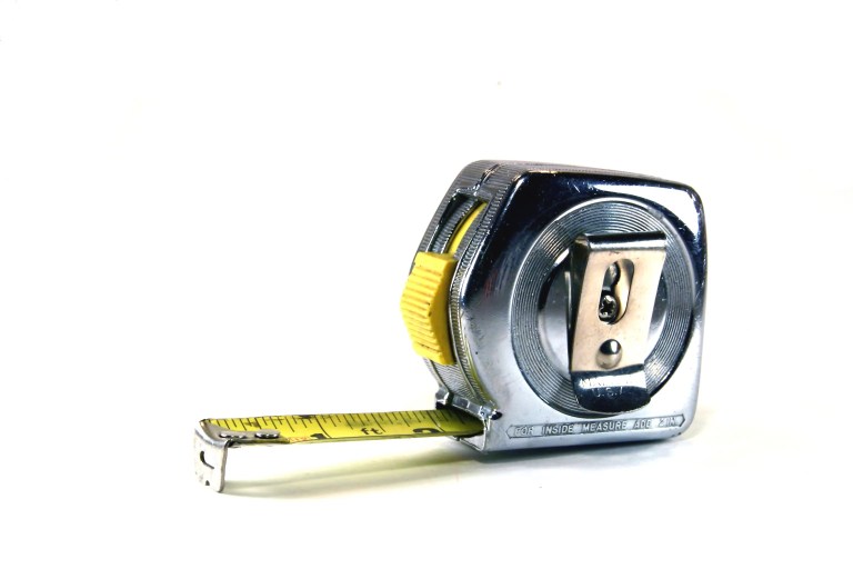Measuring Tape on White Background