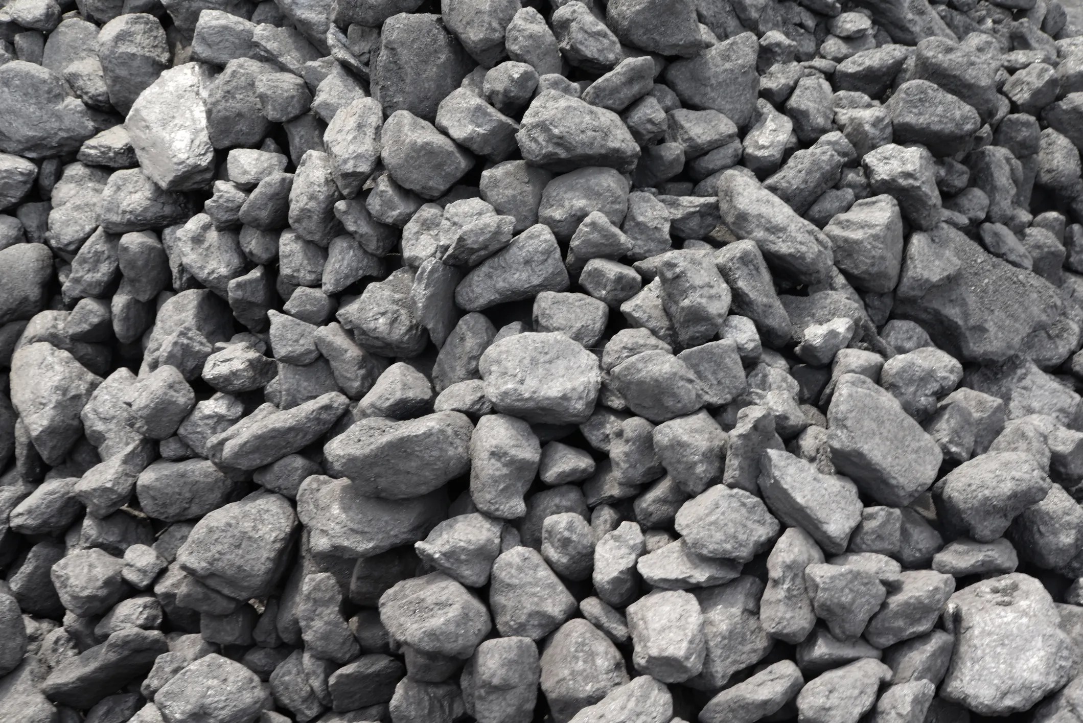 Pile of coal coke.