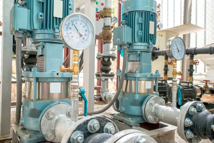 Some green old ANSI/HI 10.6-2016 air operated pumps.