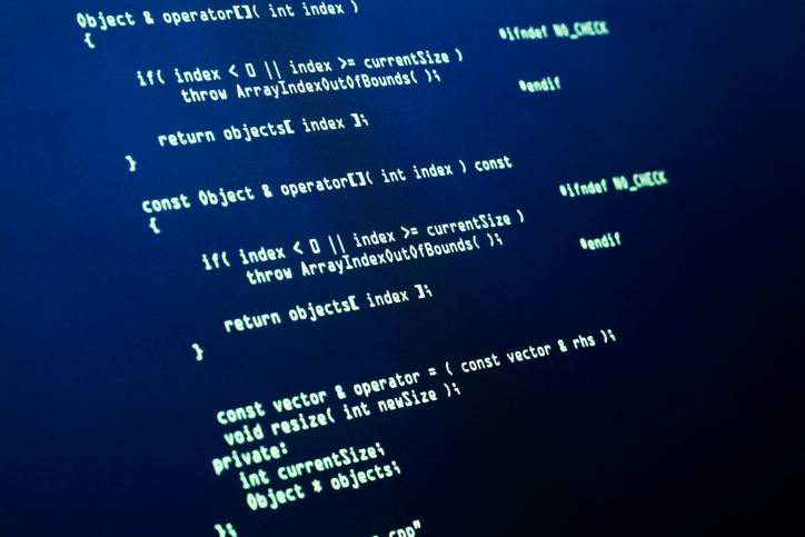 Code sort of looks like ANSI C or ISO C Programming, as specified in ISO/IEC 9899