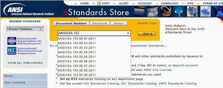 Searching for Standards – Comparing Search Tools