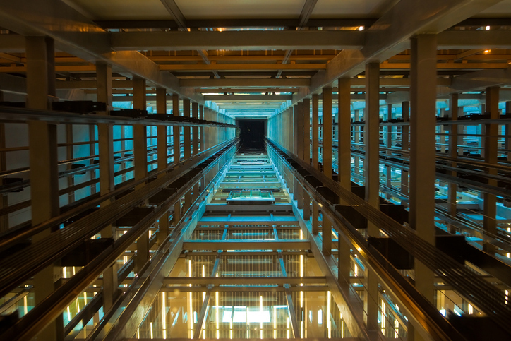 Elevator shaft being designed with ASME A17