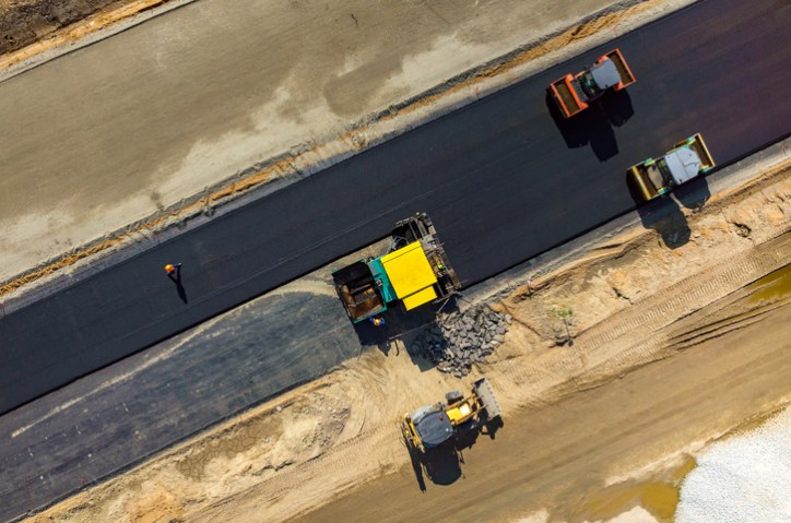 HIghway being constructed by following ASTM D3282 15