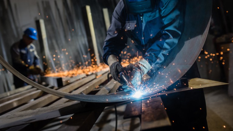 Welding on curved sheet metal with AWS D9.1-2018 code