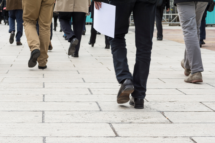 People walking to demonstrate the Gait Analysis