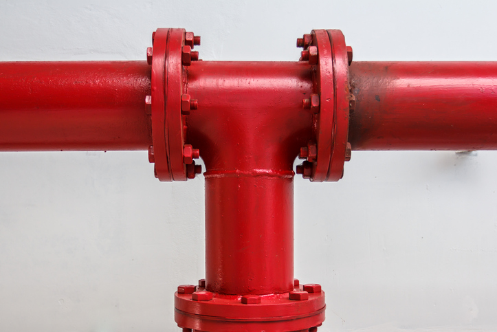 Red flanges as ANSI Class Flanges in ASME B16.5-2020.
