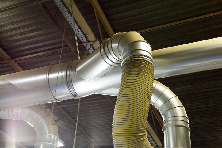 Big yellow local exhaust ventilation certified to ANSI/ASSP Z9.2-2018
