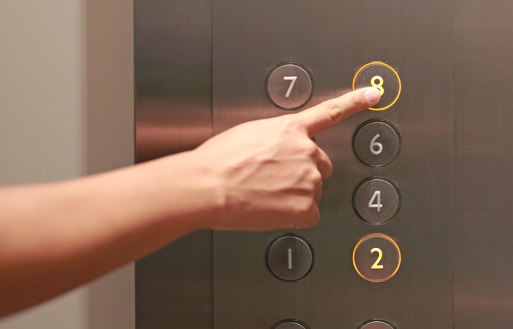 Hitting multiple elevator buttons tests out the ASME A17.6-2017 elevator suspension system.