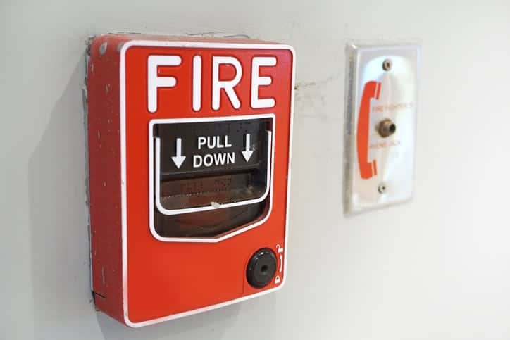 Fire alarm as part of NFPA 72-2019 code