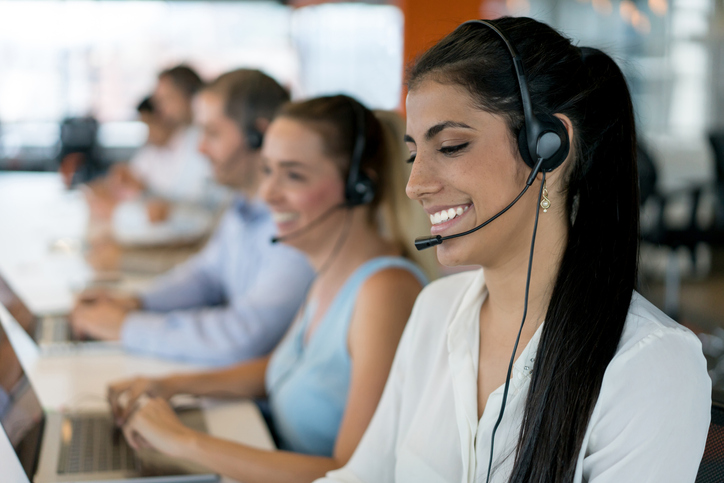 Customer service employees happy to follow ISO 20000-1:2018 for service management systems