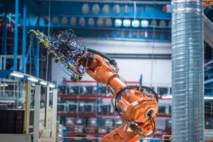 Robotic singularity that's specified in ANSI RIA R15.06