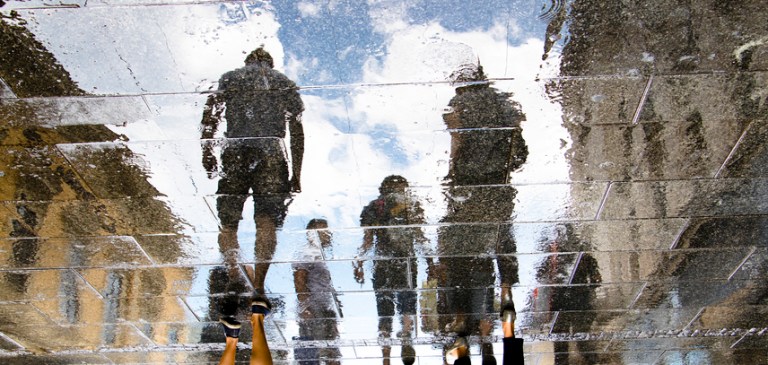 Reflection of a safe walking surface following ASTM F1637-21.