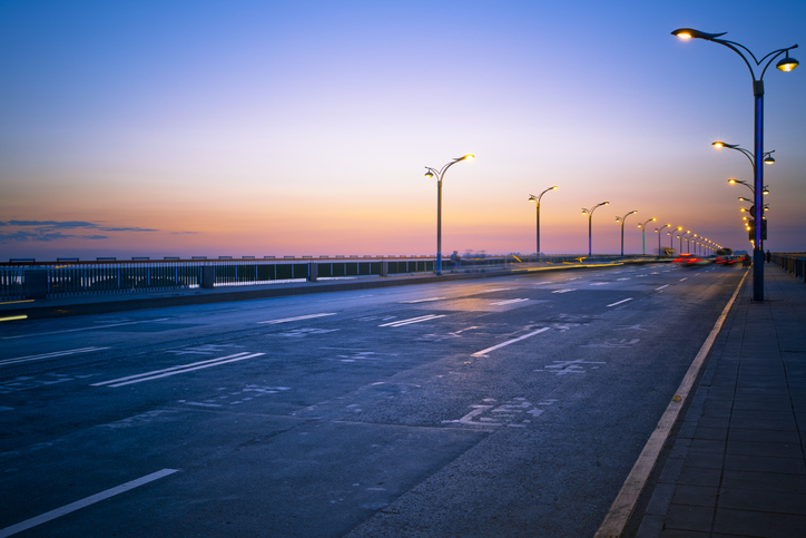 Roadway lighting designed and maintained to ANSI/IES RP-8-21