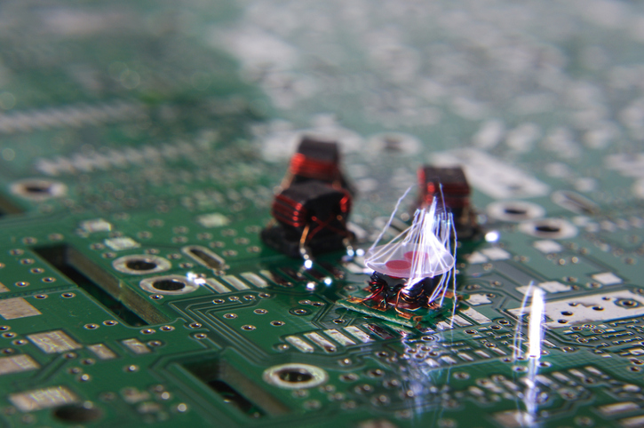 Grounding electrostatic discharge on a motherboard that is specified in ANSI/ESD S6.1-2019