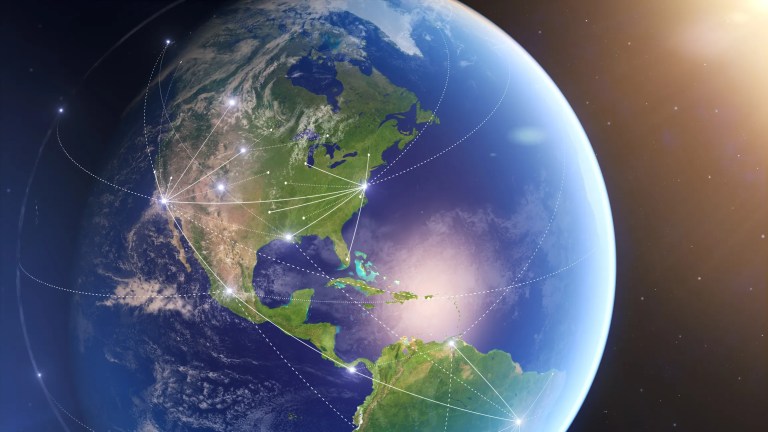 Earth digital concept for world privacy laws