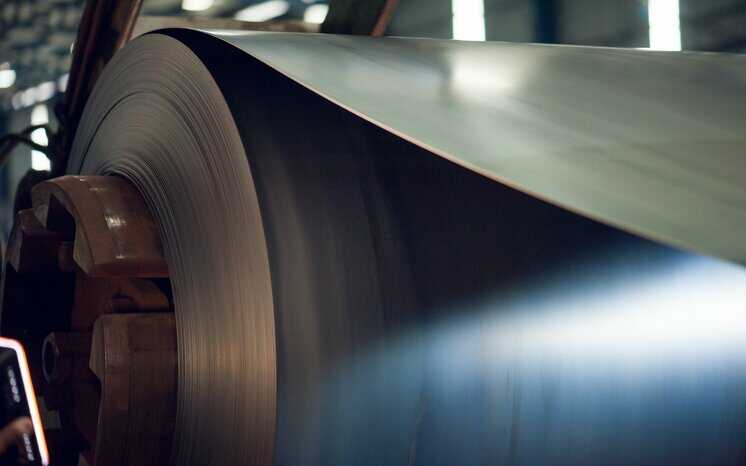 Metal roll that resembles tape used during the ASTM D3359-22 crosshatch and X cut test for measuring adhesion.