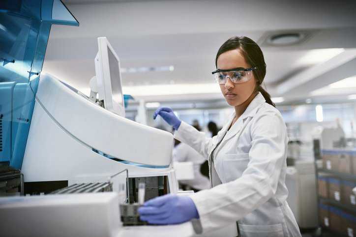 ANAB proficiency test provider conducting an interlaboratory comparison, adhering to ISO/IEC 17043.