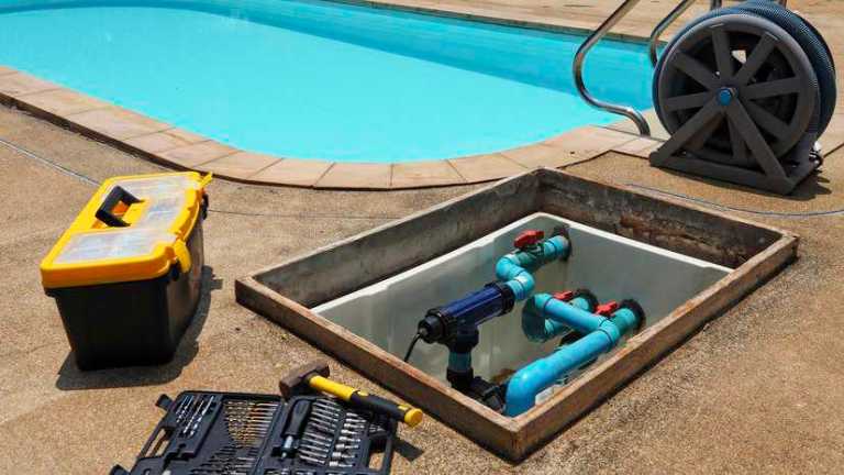 Safety vacuum release system (SVRS) for a swimming pool, adhering to ASTM F2387-21.
