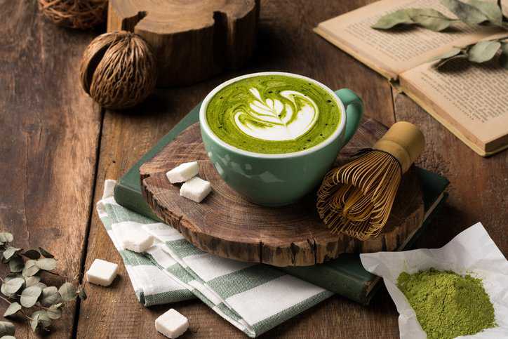 Matcha green tea adhering to ISO/TR 21380:2022.