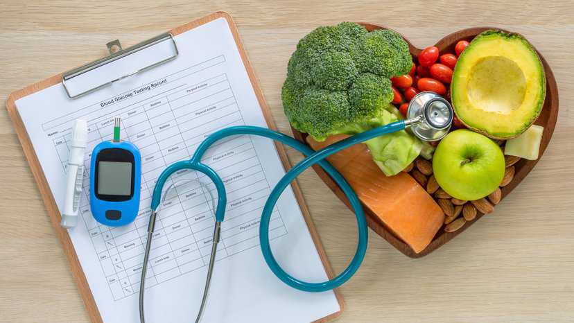 Keto food for ketogenic diet, healthy nutritional food eating lifestyle for good heart health with high protein, fat, low-carb to prevent heart disease and diabetes illness control.