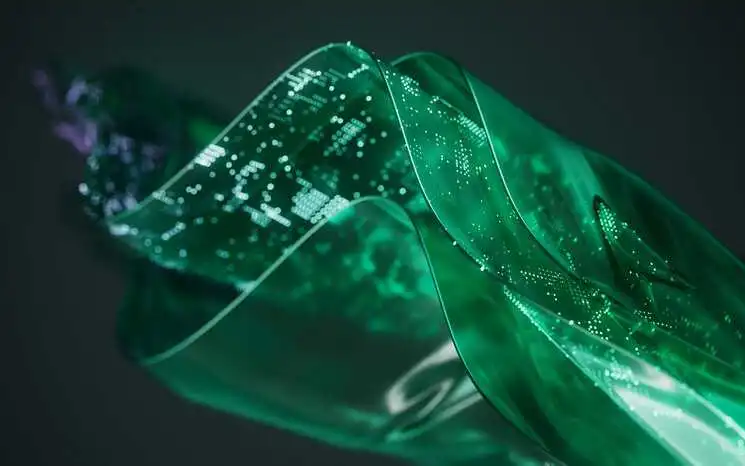 Green data fabric representing AI used in certification of persons.