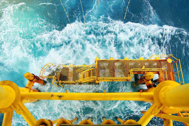 Offshore construction engineering platform for production oil and gas, adhering to metocean best practices in ACP OCRP-3-2024.