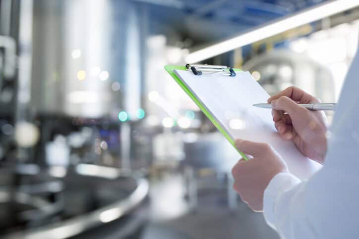 A Quality Inspection Manager assures products getting manufactured in a factory comply with the ISO 10377:2013 standard's consumer product safety guidelines.