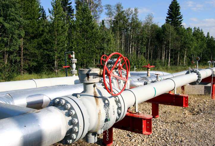Natural gas pipeline in Canada that adheres to CSA B149.1-2025: natural Gas and Propane Installation Code.