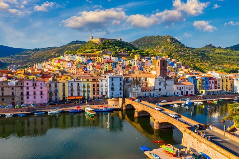 Aerial view of Sardinia, Italy – Blue Zone landscape.