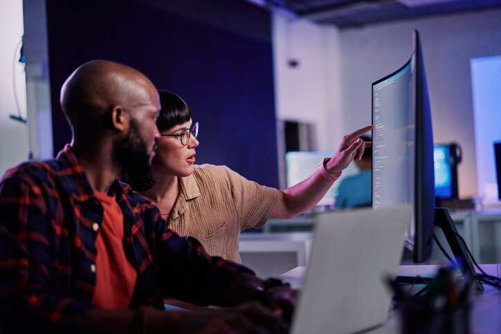 Creative developer using artificial intelligence (AI) in the workplace while adhering to ISO/IEC 42001, ISO/IEC 23053, and ISO/IEC 23894 quality management requirements.