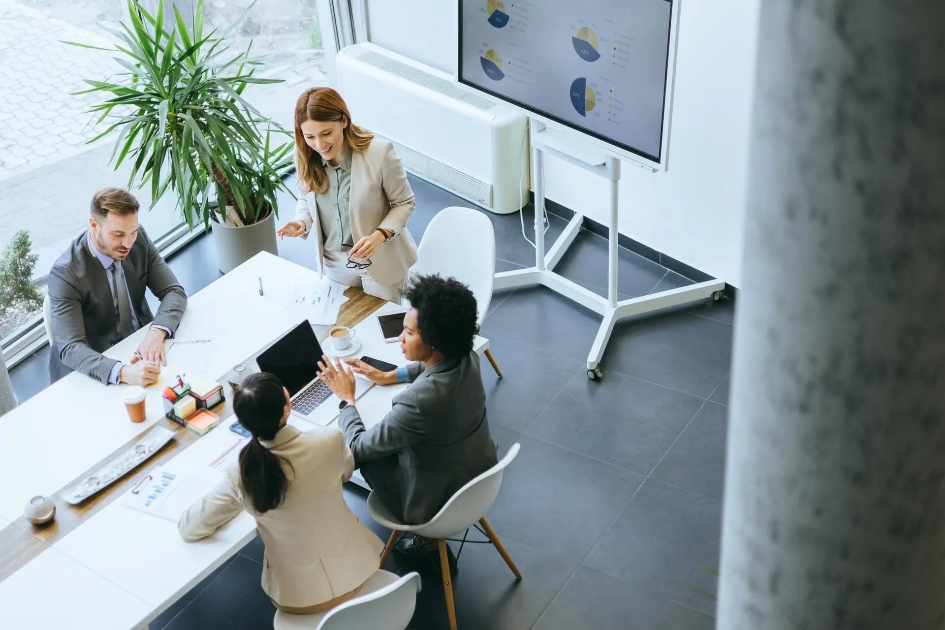 Employees in the professional service industry complying to NSF 39.1-2019 sustainability criteria