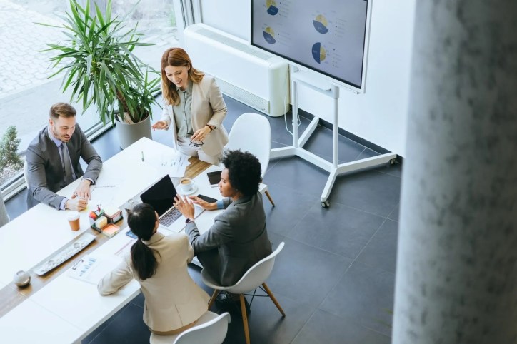 Employees in the professional service industry complying to NSF 39.1-2019 sustainability criteria