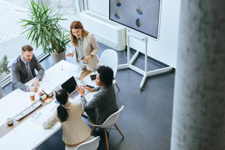 Employees in the professional service industry complying to NSF 39.1-2019 sustainability criteria