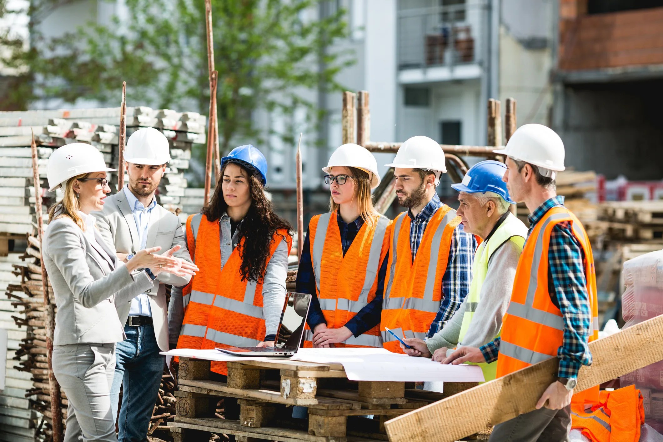Construction workers using precision and bias statements that adhere to ASTM C670-24ae1.