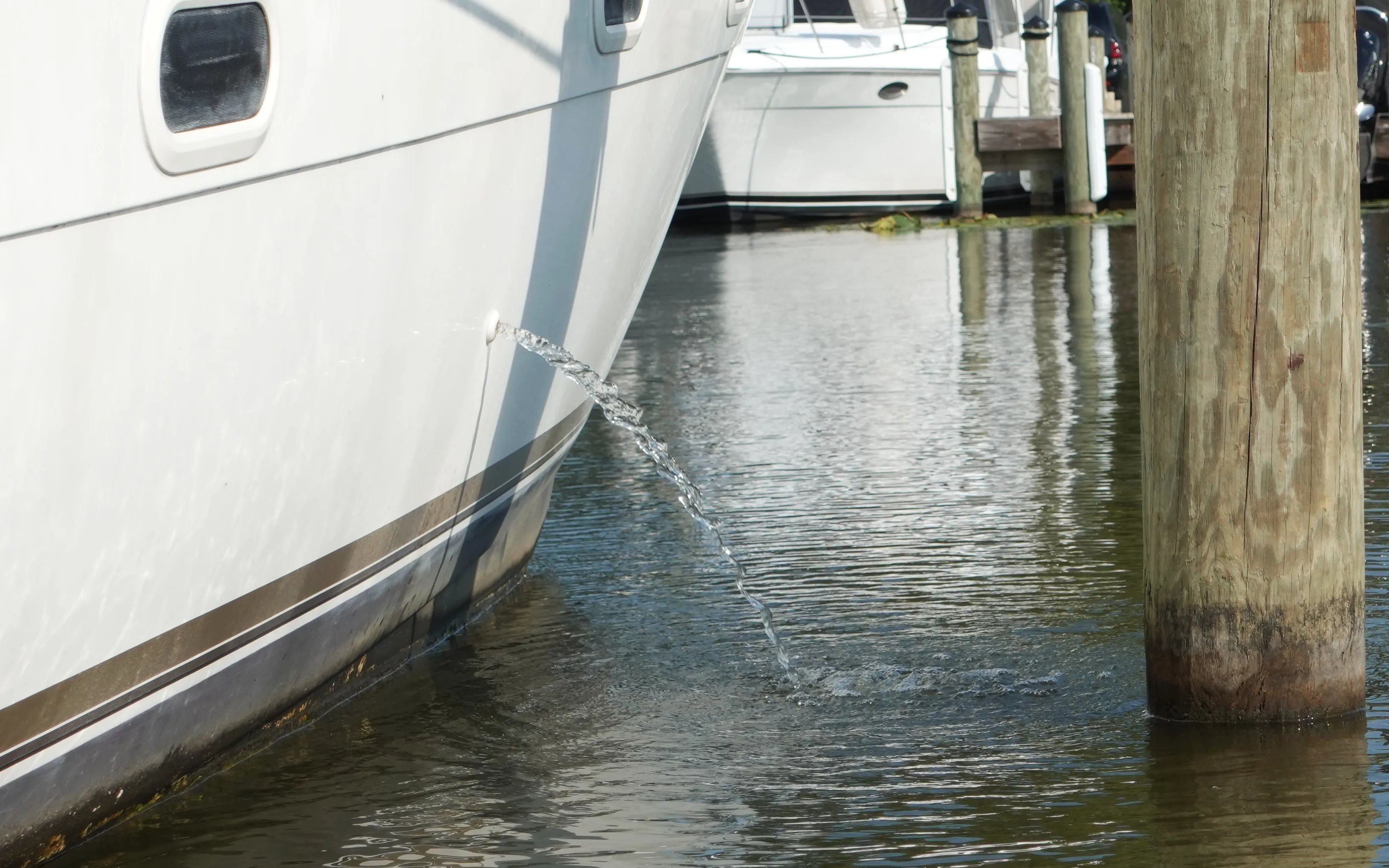HVAC unit on a large yacht that adheres to ABYC A-6-2023.