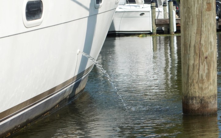 HVAC unit on a large yacht that adheres to ABYC A-6-2023.