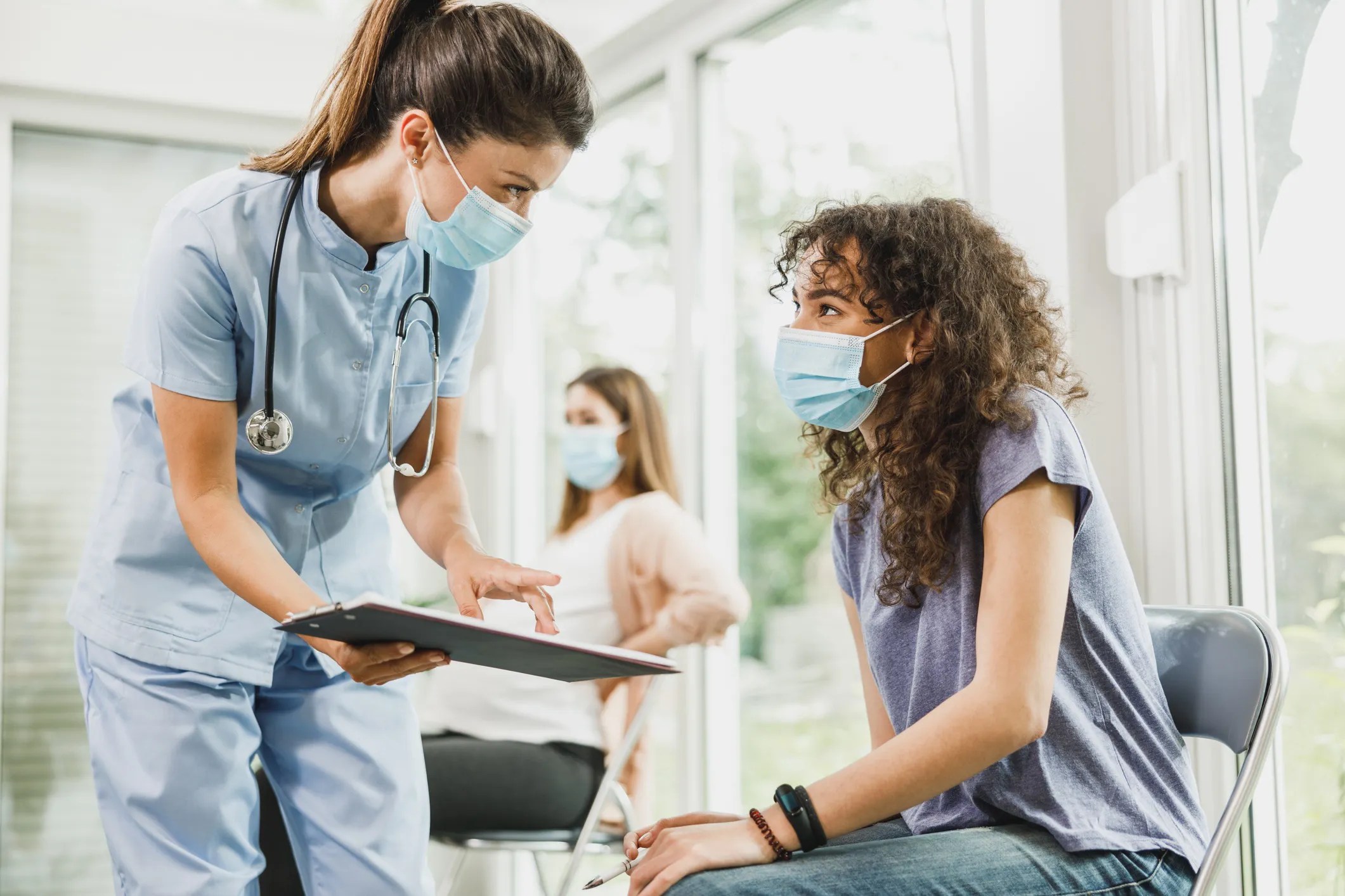 Certified Infection Prevention and Control (IPC) professional ensuring patient safety in a healthcare setting.