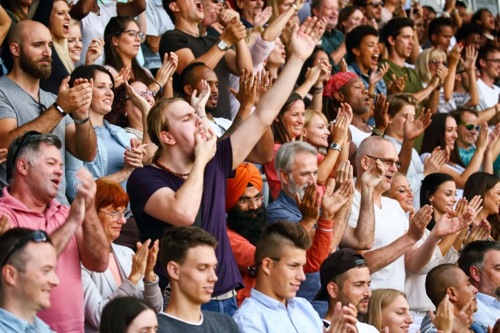 Crowd management at a large public event, illustrating ISO 22353:2026 guidance on crowd safety, risk assessment, and pedestrian flow.